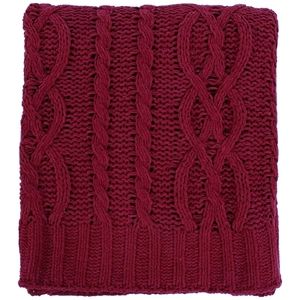 Knitted Chenille Throw Blanket - 50"x60"